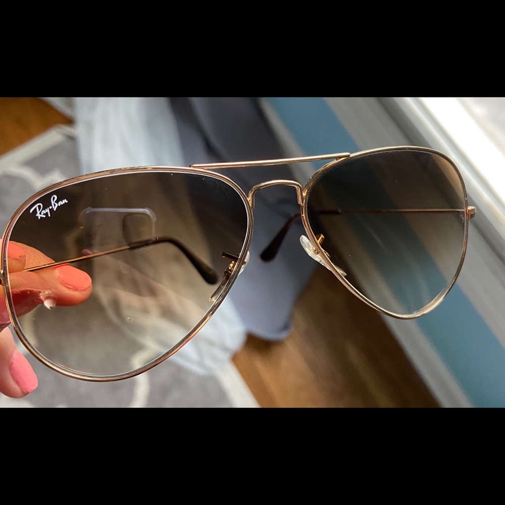 Authentic Ray-Ban aviator sunglasses
